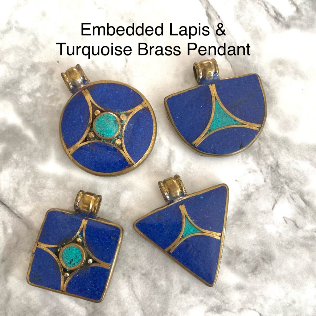 Brass Geometric Unisex Pendants